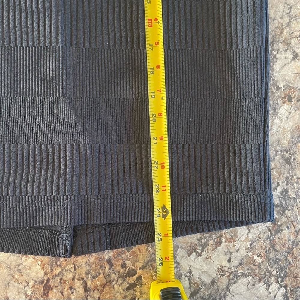 Soho Black Pullon Stretch Pencil Skirt S Minimalist Workwear Office Career - Picture 8 of 8